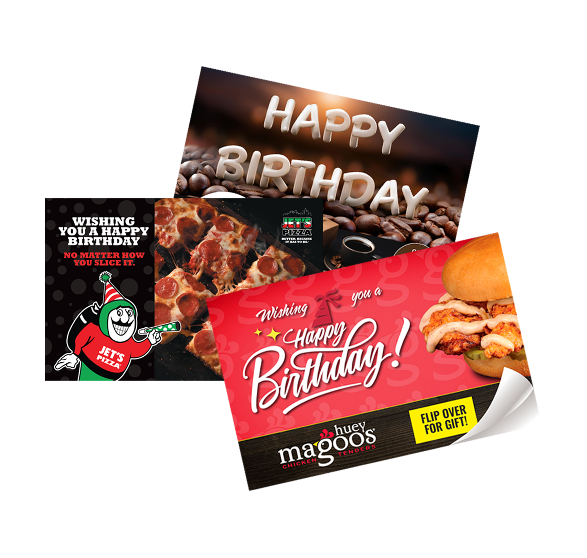 Our Town America Birthday Postcards Samples