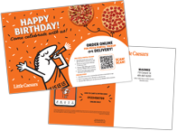 Our Town America Birthday Postcards Samples