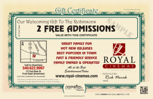 Royal Cinemas Our Town America New Mover Marketing