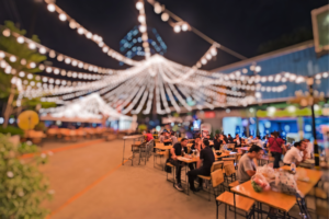 69 percent of Millennials want to be near food festivals