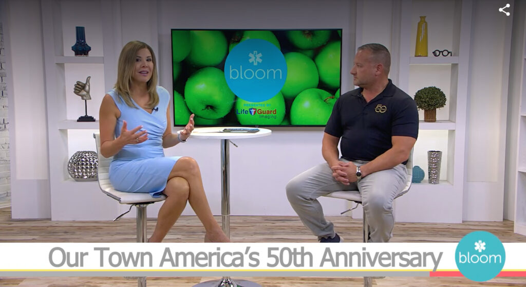 Gayle Guyardo and Michael Plummer Jr of Our Town America 50th Anniversary