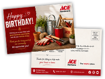 Our Town America Birthday Postcards Samples